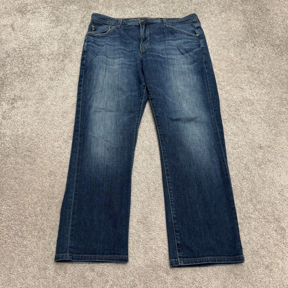 AG Adriano Goldschmied The Everett Slim Straight Stretch Jeans Mens 33x27 Blue